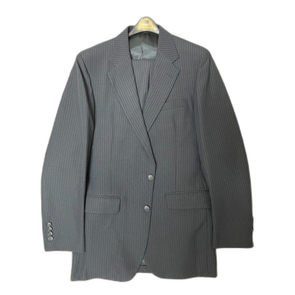 Stafford navy pinstripe suit 37R